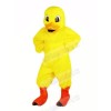 Strong Yellow Duck Mascot Costumes Cartoon	