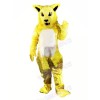 Yellow Fierce Wildcat Mascot Costumes Cartoon	