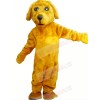 Yellow Lightweight Dog Mascot Costumes Cartoon