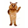 Brown Wolf Mascot Costumes Cartoon	