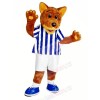 Lovely College Brown Wolf Mascot Costumes Cartoon