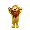 Cute Smiling Lion Mascot Costumes Cartoon