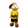 Cute Boy with Yellow T-shirt Mascot Costume