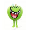 Funny Green Apple Fruit Mascot Costume Cartoon 