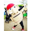 Funny Pierogi Mascot Costume Cartoon