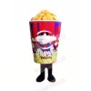 Funny Popcorn Mascot Costume Cartoon