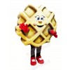 Yummy Waffle Mascot Costume Cartoon	