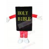 Black Bible Mascot Costume Cartoon	