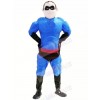 Cool Blue Superman Mascot Costume People