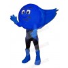 Blue Comet Mascot Costume Cartoon