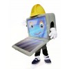 Cute Funny Computer Mascot Costume Cartoon