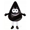 Cute Black Oil Mascot Costume Cartoon	