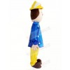 Brave Fireman Sam Mascot Costume Cartoon