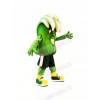 Funny Green Wave Mascot Costume Cartoon 
