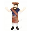Highlander with Dress Mascot Costume People