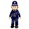 Cute Smiling Policeman Mascot Costume People	