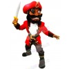 High Quality Pirate with Red Coat Mascot Costume People