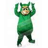 Ugly Green Devil Mascot Costume Cartoon