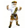 Strong Muscle Highlander Mascot Costume People	