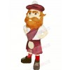 Highlander with Brown Shoes Mascot Costume People