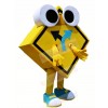 Road Sign Mascot Costume Cartoon