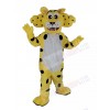 Funny Yellow Cheetah Mascot Costume