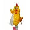 Cute Chick with Apron Mascot Costume Cartoon