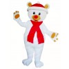 Lovely Christmas Bear Mascot Costume Cartoon	