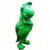 Cute Green Dinosaur T-Rex Mascot Costume Cartoon