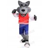 Wolf mascot costume