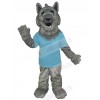 Wolf mascot costume