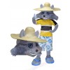 Wolf mascot costume
