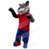 Wolf mascot costume