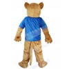 Leopard mascot costume