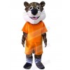 Leopard mascot costume