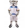 Leopard mascot costume