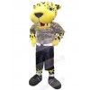 Leopard mascot costume