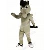 Grey Power Mustang Horse Mascot Costume