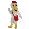 Stork mascot costume