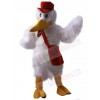 Stork mascot costume