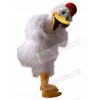 Stork mascot costume