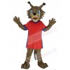 Bobcat mascot costume