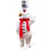 Cute Snowman Mascot Costumes Cartoon Christmas Xmas