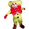 Clown With Big Bow Mascot Costume Cartoon