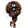 Funny Brown Donut Mascot Costume Cartoon