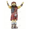 Happy Highlander With Kilt Mascot Costume Cartoon