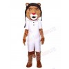 Pilot Lion mascot costume