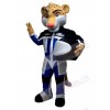 Pilot Leopard mascot costume