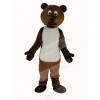 Dark Brown Bear Mascot Costume Animal