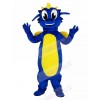 Blue Dragon Mascot Costume Cartoon